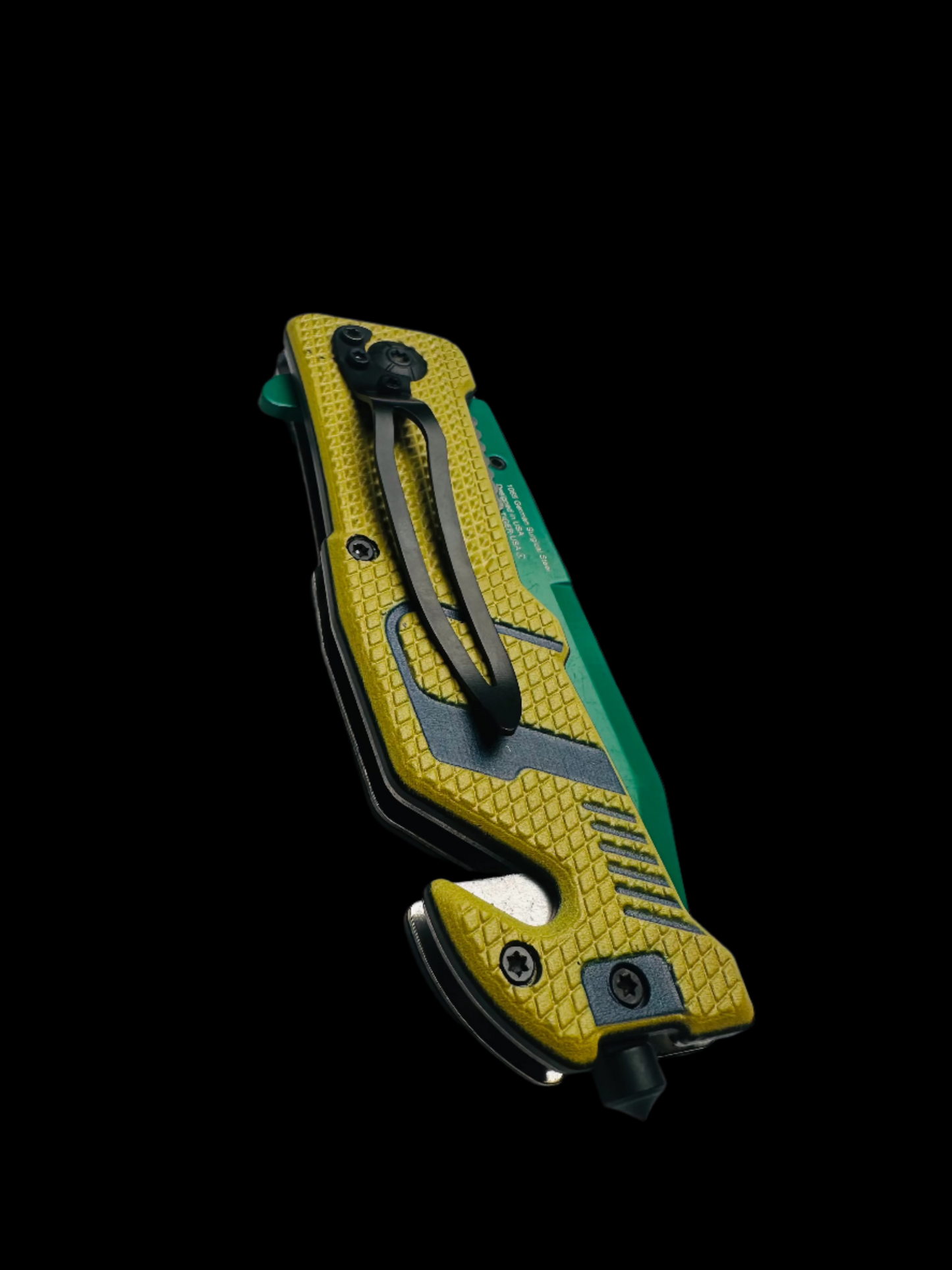 Green Folding Knife