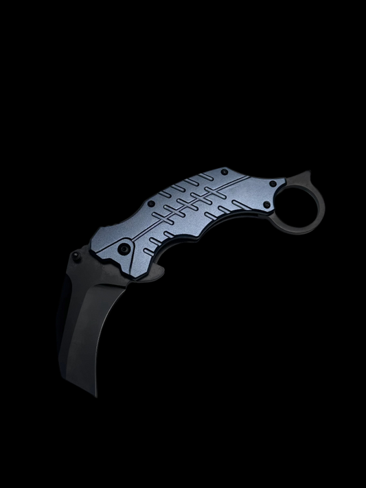 Blue Handle Karambit