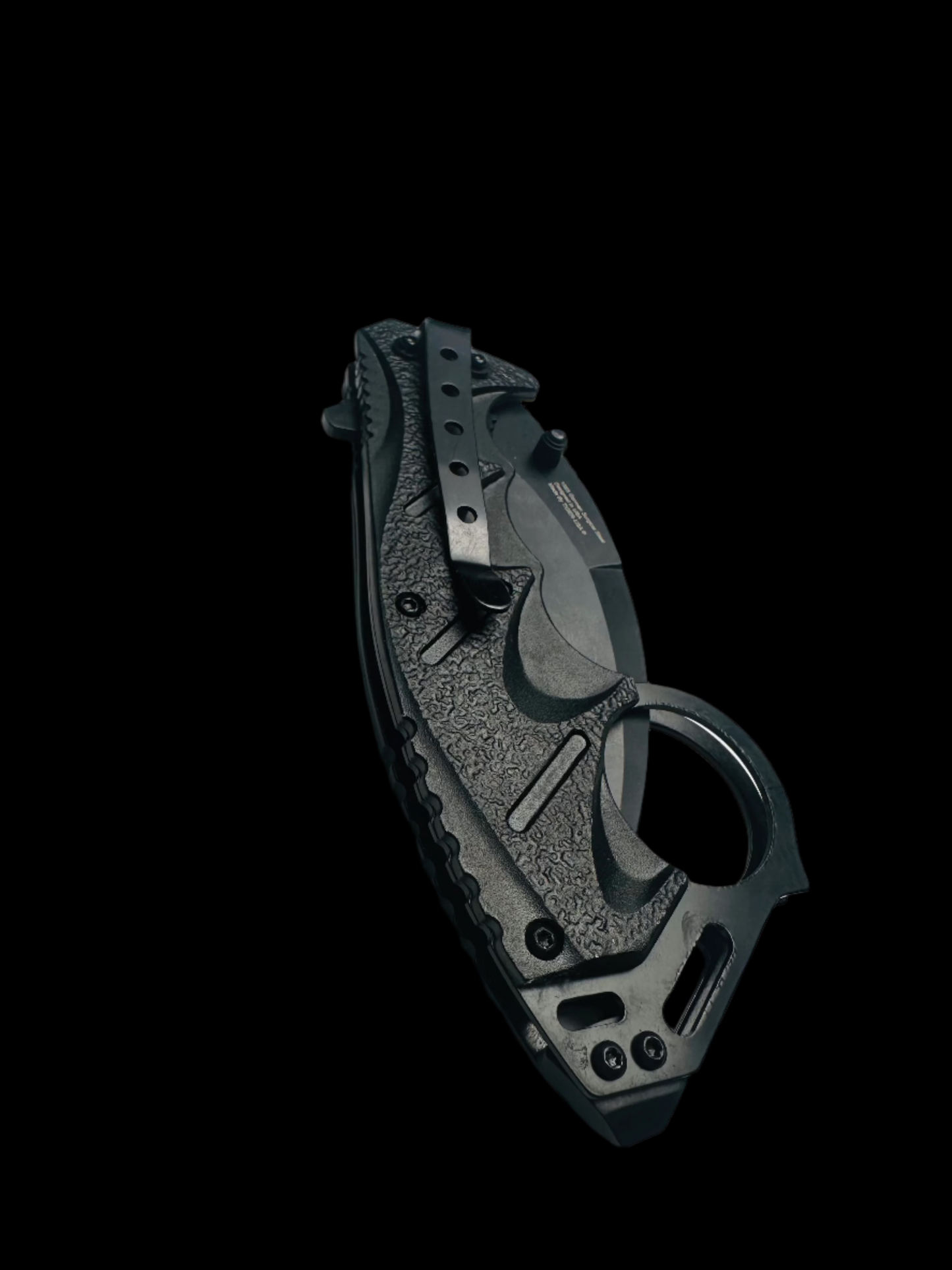 Black Karambit Style Knife