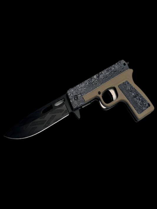 Pistol Folding knife