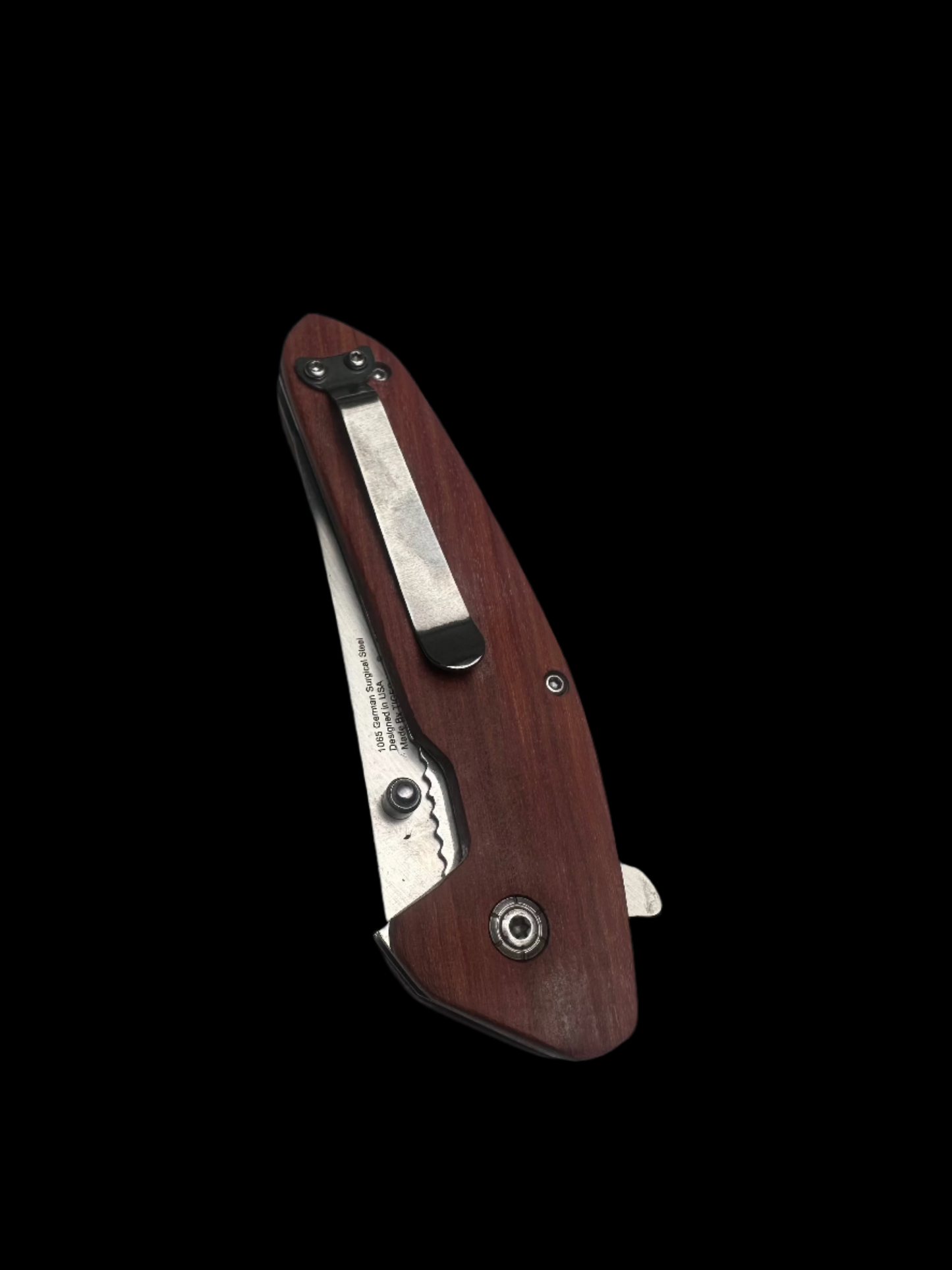 Wood Handle Folding Knife