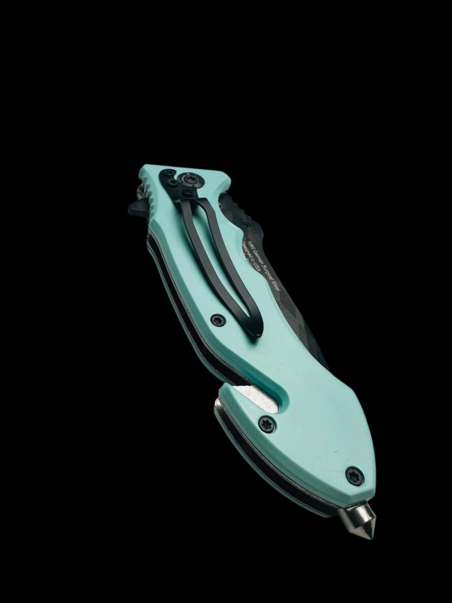 Custom Engraved Rescue Knife